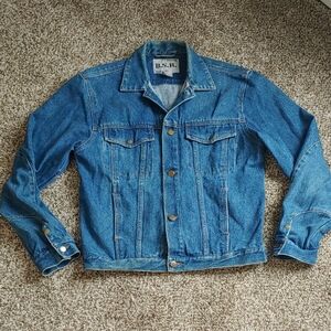 VTG Jean Jacket Men's Blue Jean Trucker Jacket Size M